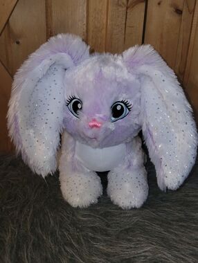 Build A Bear Sugar Plum Purple Sparkle Bunny